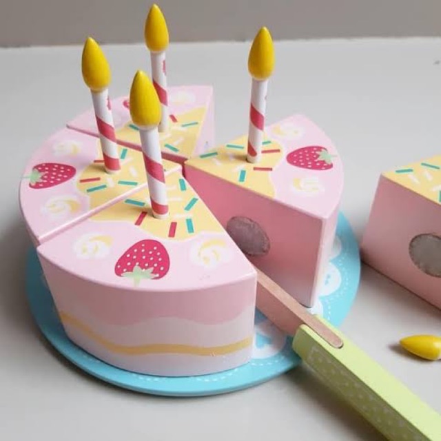 Elc wooden hot sale birthday cake