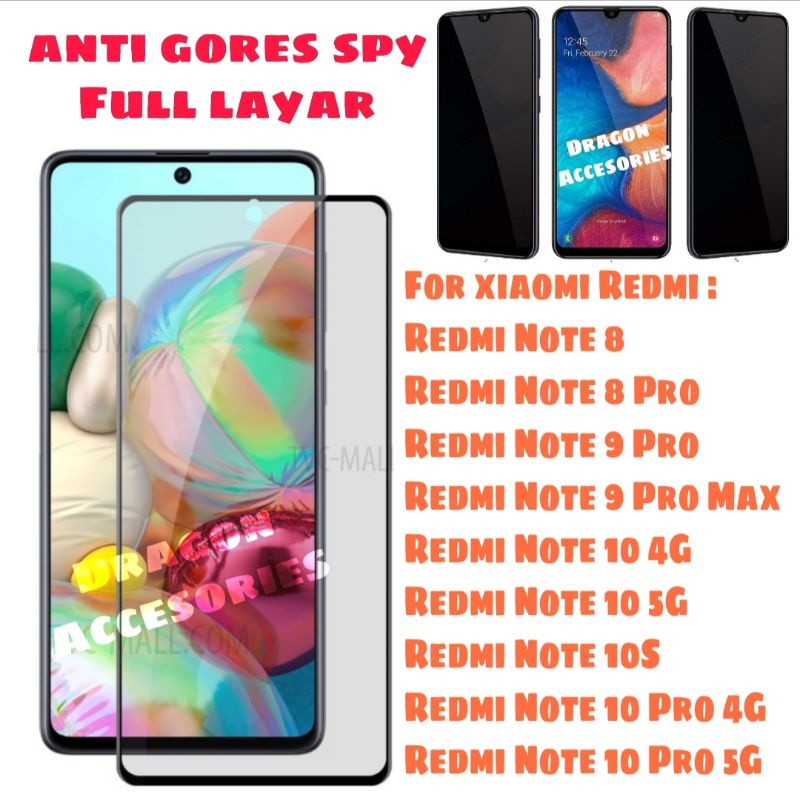 Jual Xiaomi Redmi Note Pro Max 10S 10 Pro 10 4G 5G Anti Gores - Main Image