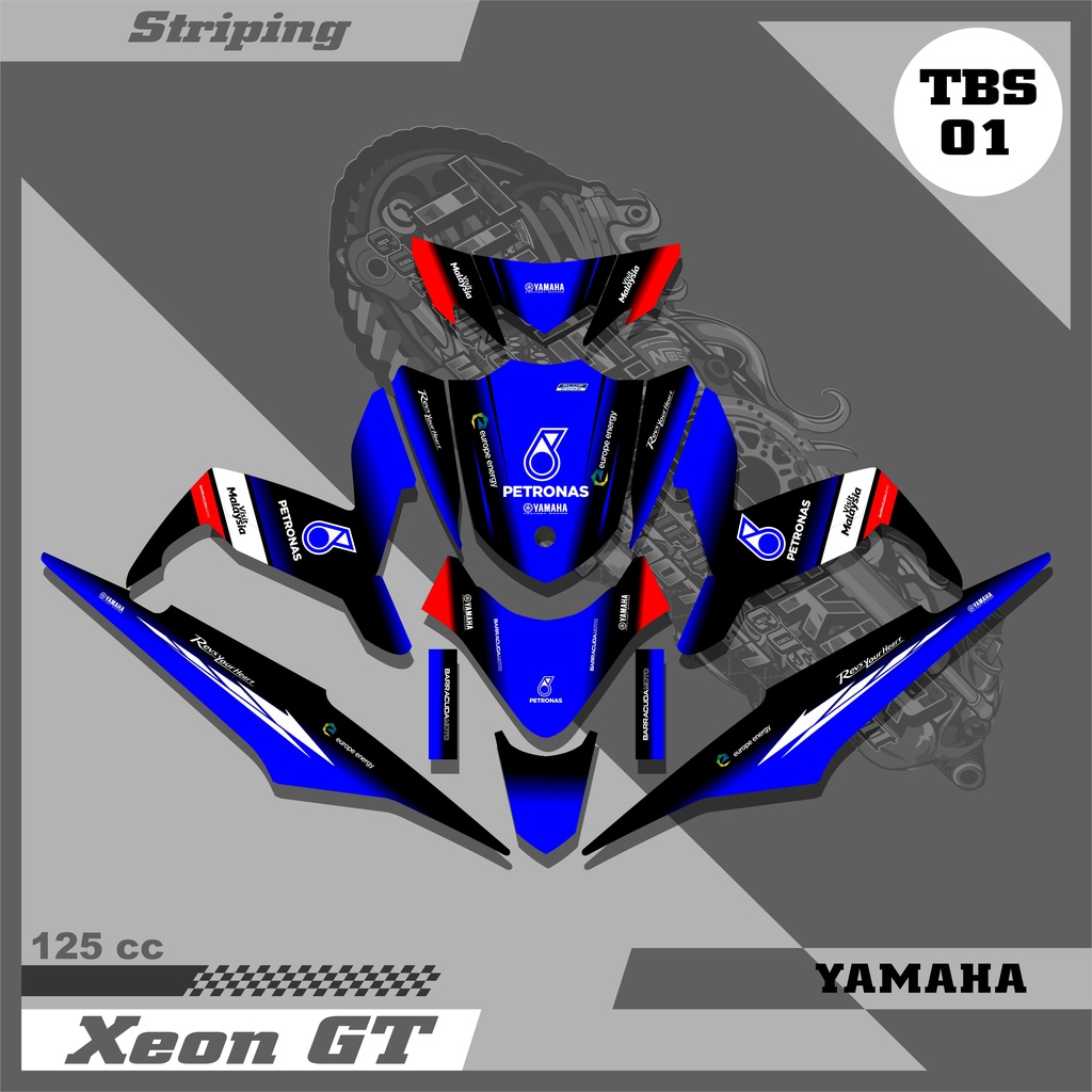 Jual Sticker Decal Full Body XEON GT 125 - Sticker Decal XEON GT 125 ...