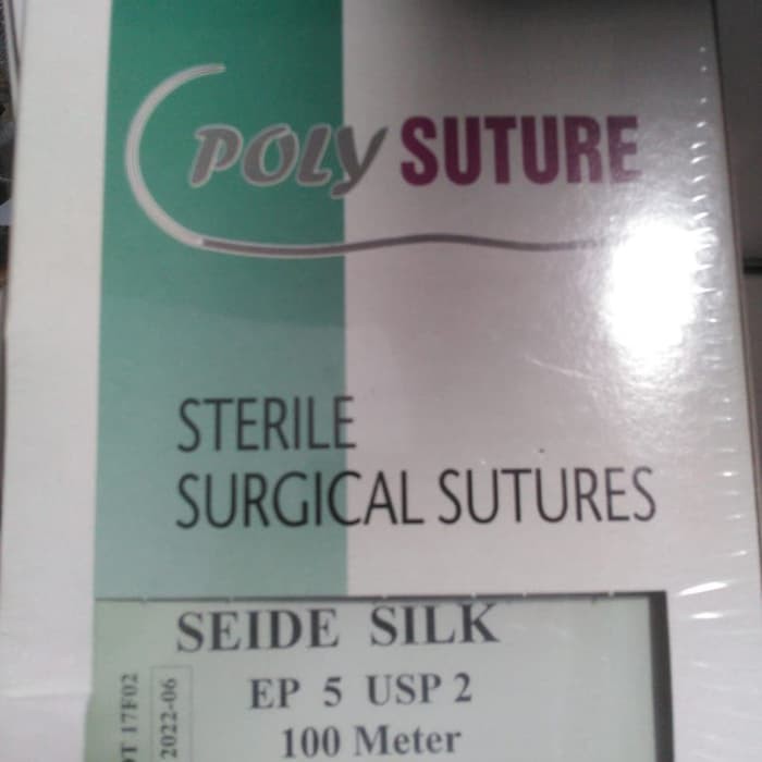 Jual STERILE SUTURE SILK 2 POLYSUTURE 100 METER | Shopee Indonesia