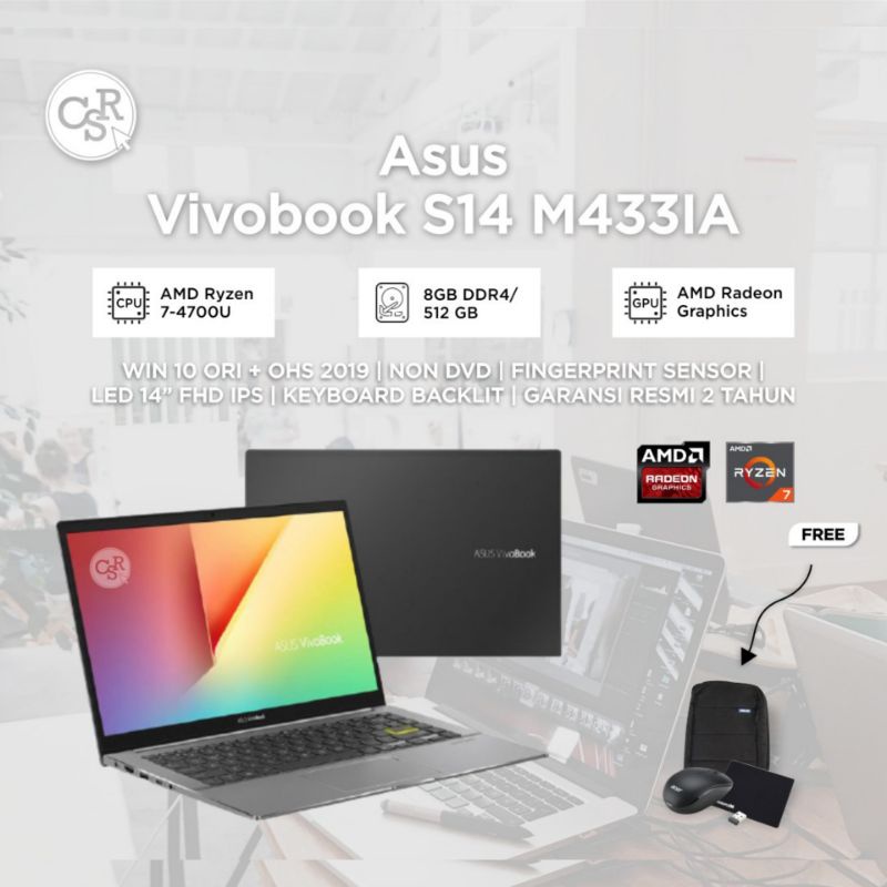 Asus vivobook s14 cheap m433ia ryzen 7