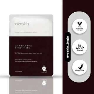 Jual avoskin miraculous refining aha-bha-pha sheet mask Harga Terbaik ...