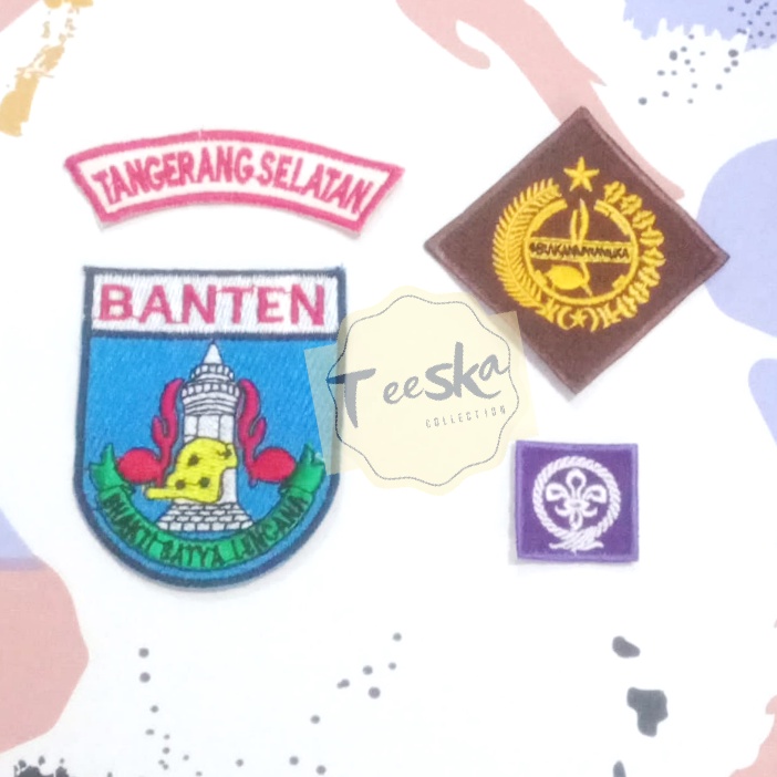 Jual Set Atribut Seragam Pramuka Logo Tunas Kelapa dan Wosm, Logo ...