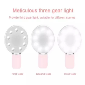 Ring Light Selfie Mini Q Portable 3 Warna