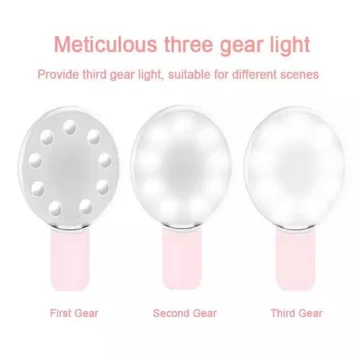 Ring Light Selfie Mini Q Portable 3 Warna