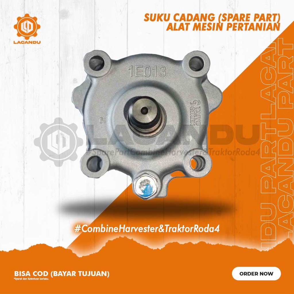 Jual K OIL PUMP ASSY ORI KUBOTA / POMPA OLI DC 60 1E01335013 FOR
