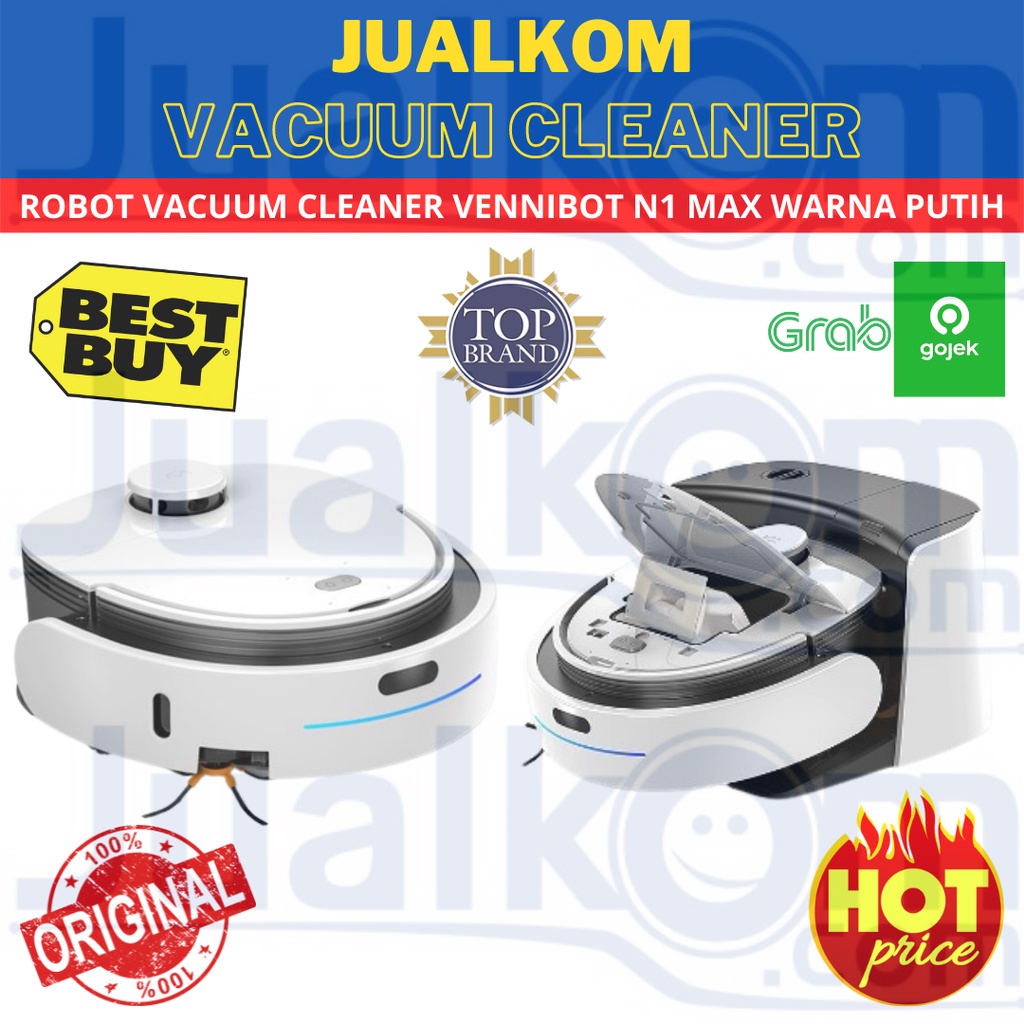 Jual Veniibot N1 Max Robot Vacuum Cleaner Self Cleaning System Shopee
