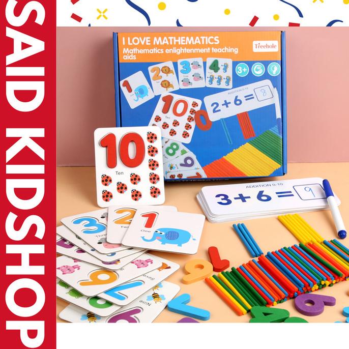 Jual Mainan Edukasi I Love Mathematics/ Puzzle Matematika /Puzzle ...