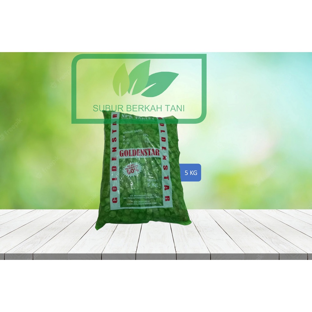 Jual Pupuk NPK tablet 5kg Goldenstar , NPK Pertumbuhan Tablet | Shopee ...