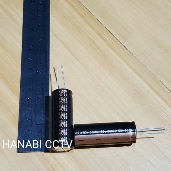 2 Stück - Elko radial 6800µF 63V - FRAKO Elektrolyt Kondensator für Telefunken A