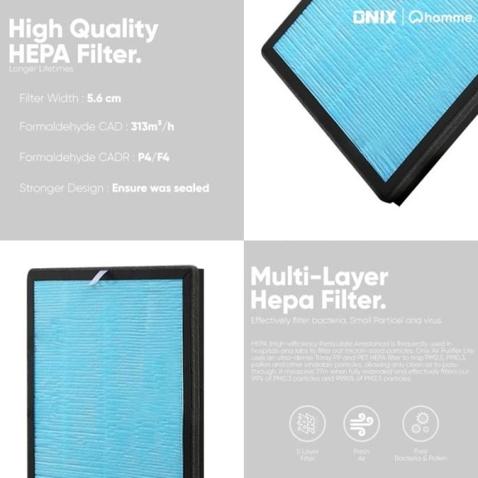 Jual Air Purifier Onix Lite Touch Display Pembersih Udara Hepa Filter