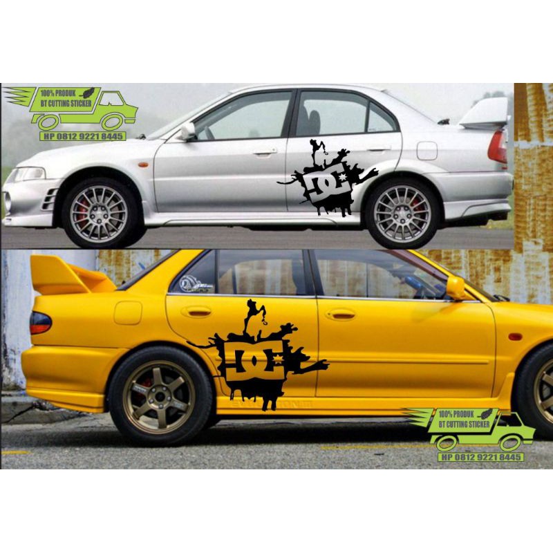 Jual BT stiker mobil mitsubishi lancer evo 3 mitsubishi lancer evo 4