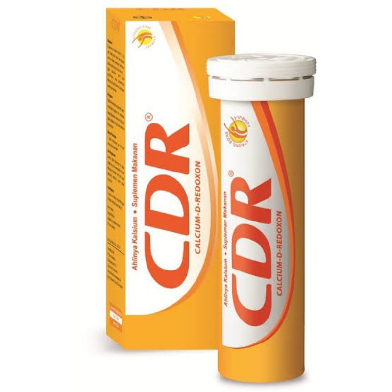 Jual CDR EFFERVESCENT 10 TABLET I Bantu Jaga Tubuh dan Tulang Sehat ...