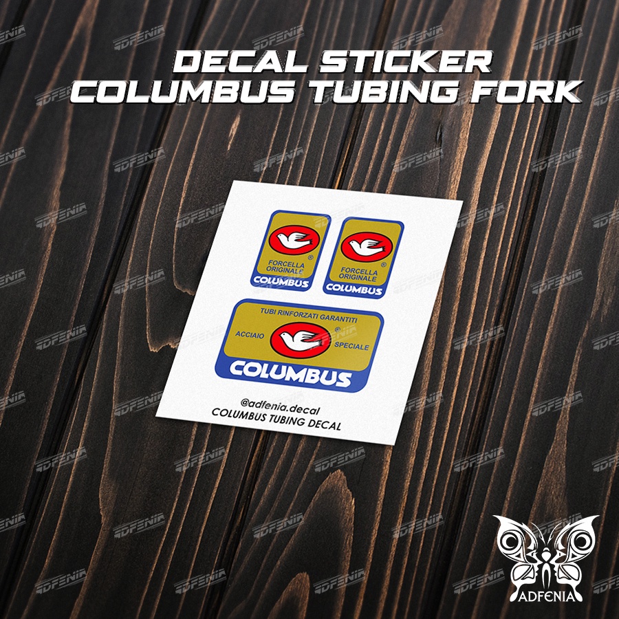 Jual Decal Stiker Columbus Tubing Fork Shopee Indonesia