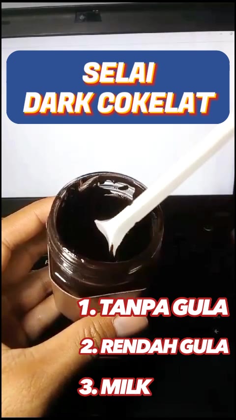 Jual Selai Roti Rasa Coklat Dark Rendah Gula Dengan Pemanis Stevia ...