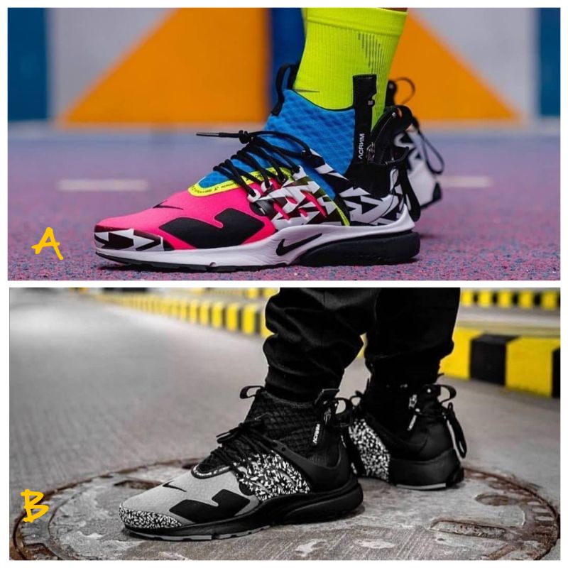 Sepatu Nike air presto mid acronym sepatu pria keren premium original