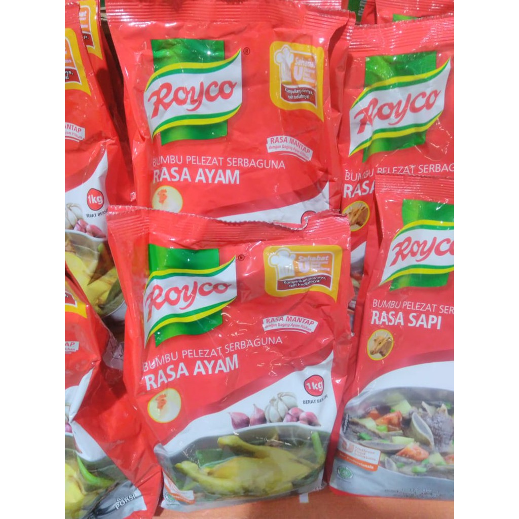 Jual Royco Bumbu Pelezat Serba Guna Rasa Ayam Dan Sapi 1 Kg Shopee