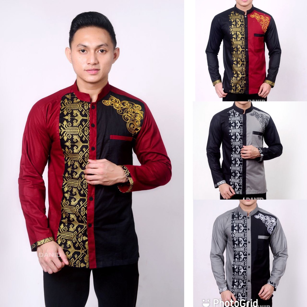 Jual Baju Koko Pria Gus Azmi Syubbanul Muslimin Kombinasi Hadroh ...