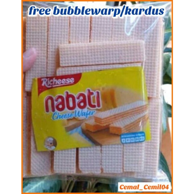 Jual NABATI/RICHEESE NABATI WAFER 250 GR / NABATI CREAM KEJU / SNACK ...