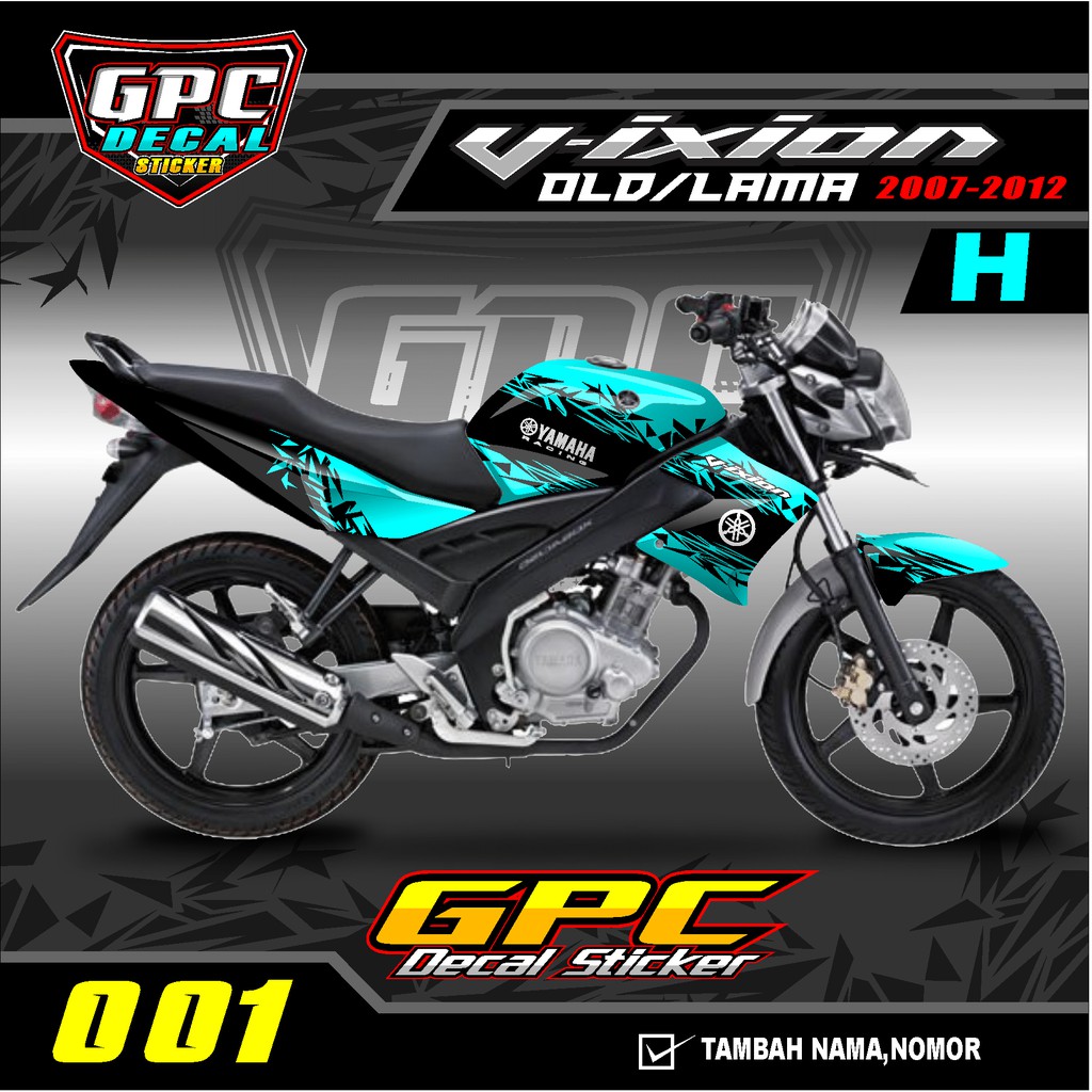 Jual Decal Sticker Variasi Fullbody Vixion Old 001- Dekal Stiker Vixion ...