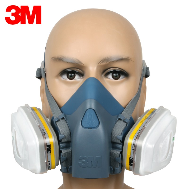 Jual Masker Respirator 3M 7502 + Filter 3M 6003 | Shopee Indonesia