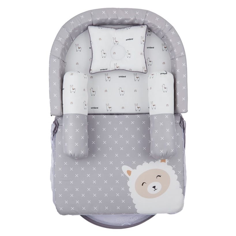 Jual Omiland Kasur Bayi Lipat Bumper Kelambu Alpaca Series Ob