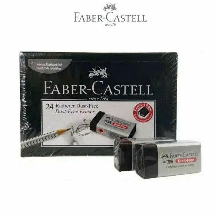 Faber-Castell : Dust-Free Eraser : Black