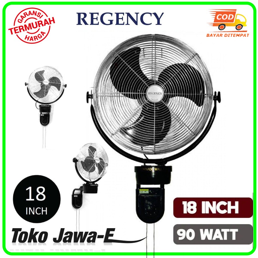 Jual KIPAS ANGIN TORNADO REGENCY TW-18 Kipas Angin Dinding/Wall Fan 18 ...