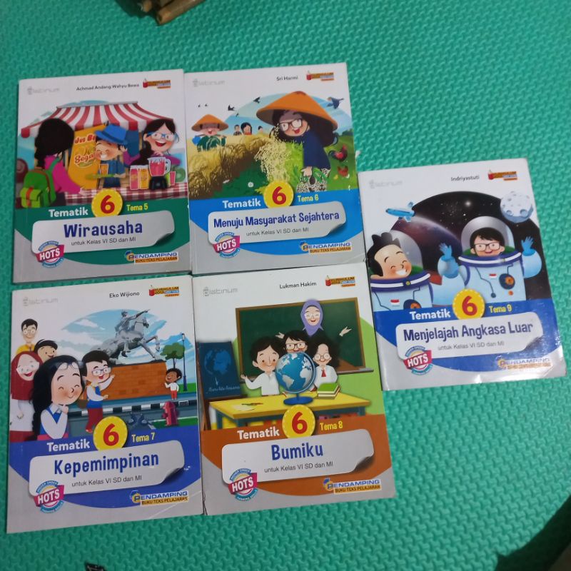 Jual BUKU BEKAS TEMATIK SD KELAS 6 TEMA 5,6,7,8,9 platinum | Shopee ...