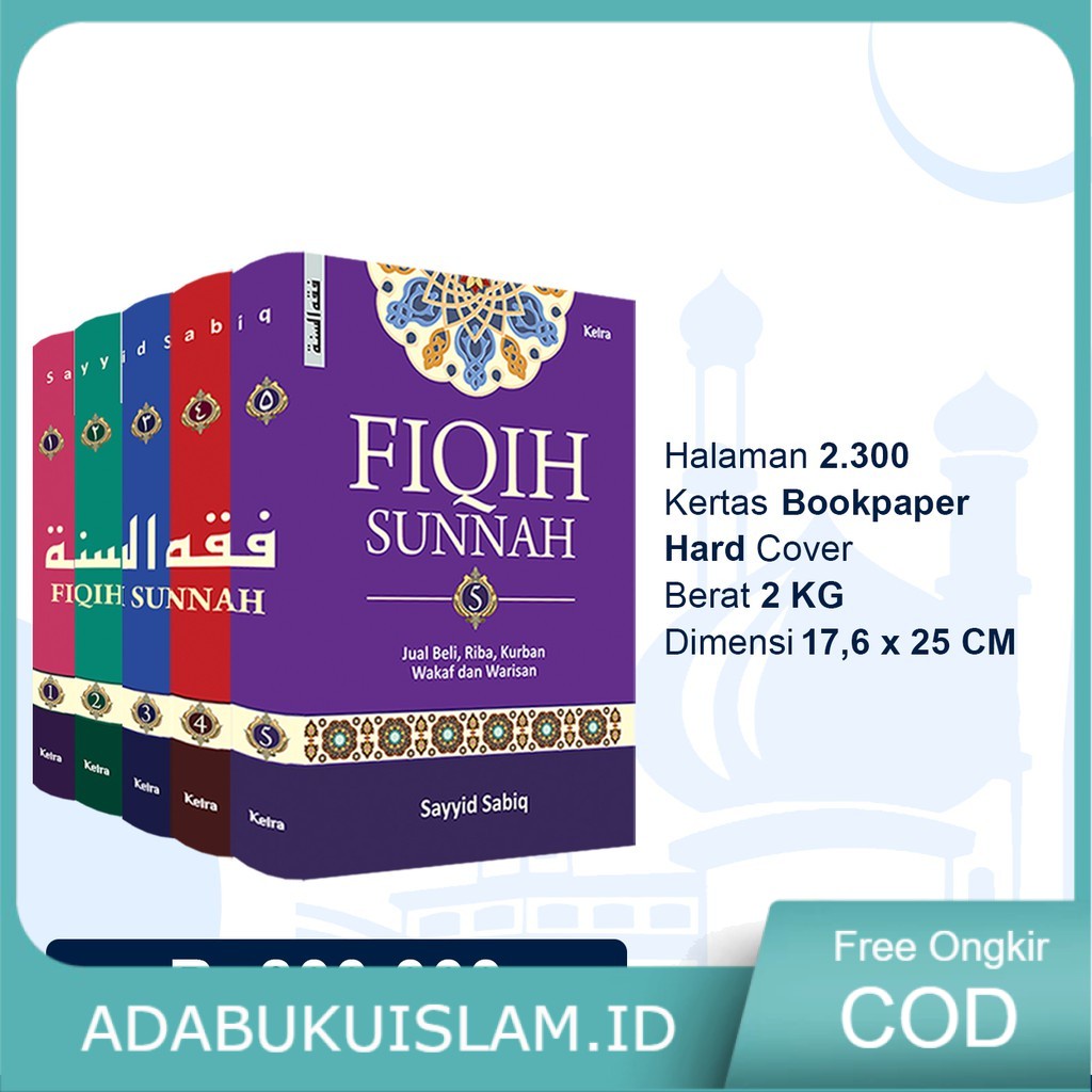 Jual Buku Islami Fiqih Sunnah Sayyid Sabiq Original Murah 100