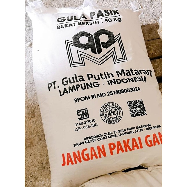 Jual Gula Pasir GPM Lampung - Kemasan Repack 1 kg dan 1/2 kg | Shopee