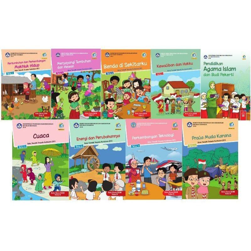 Jual BUKU TEMATIK SD KELAS 3 / Buku Tema | Shopee Indonesia