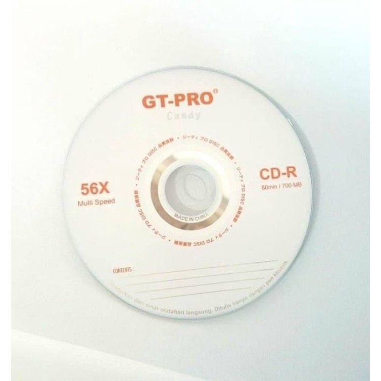 Jual CD R / CD R Kosong GT-PRO | Shopee Indonesia