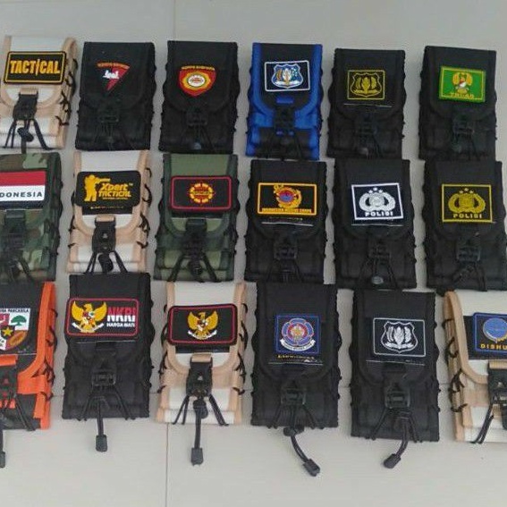 Jual Tempat Sarung HP Pinggang KANVAS TACTICAL Atribut Satpam Security ...
