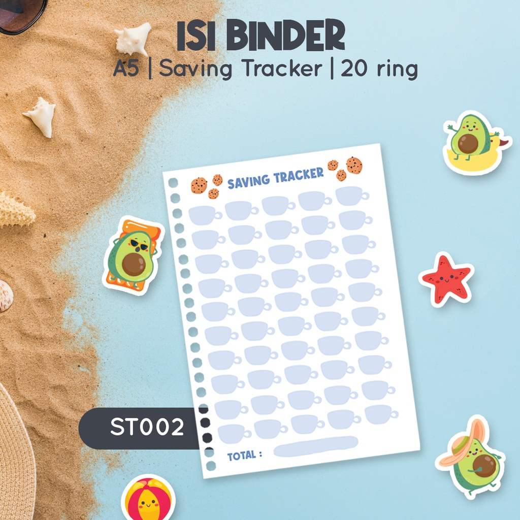 Jual Isi Binder Refill Notebook KERTAS BINDER LOOSE LEAF PAPER A5 B5 ...