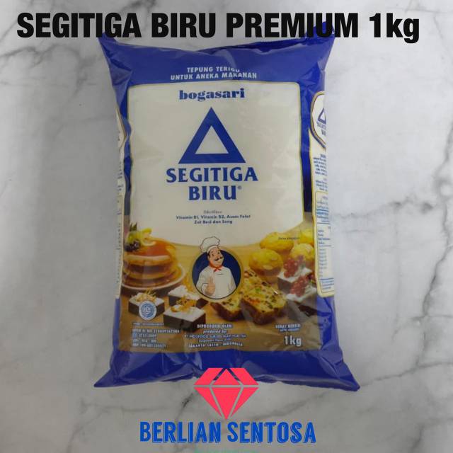 Jual tepung terigu segitiga biru premium 1kg | Shopee Indonesia