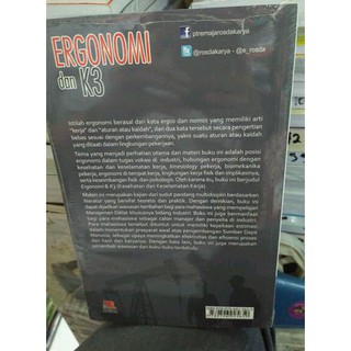 Jual Jual Buku Ergonomi Dan K Kesehatan Keselamatan Kerja Dr Wowo