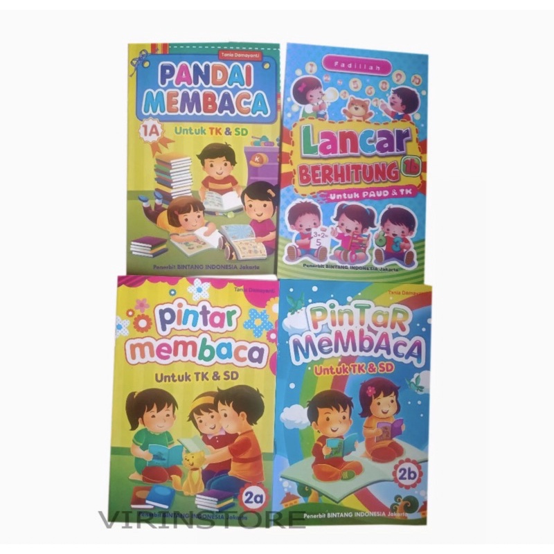 Jual Paket 4 PCs Buku Juara Cepat Berhitung Matematika Untuk Anak PAUD ...