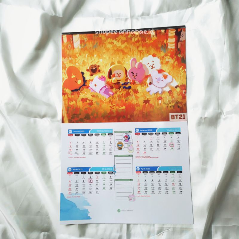 Jual Kalender Dinding Kpop B T 2 1 2022 | Shopee Indonesia