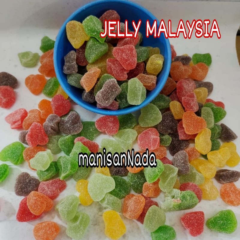 Jual Jelly Malaysia/Jelly rasa buah kiloan 500gr Shopee Indonesia