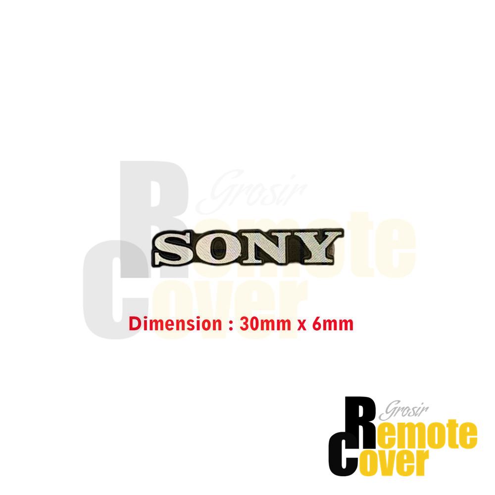 Jual Emblem Aluminium Sticker Decals 3D Logo SONY Audio Speaker ...