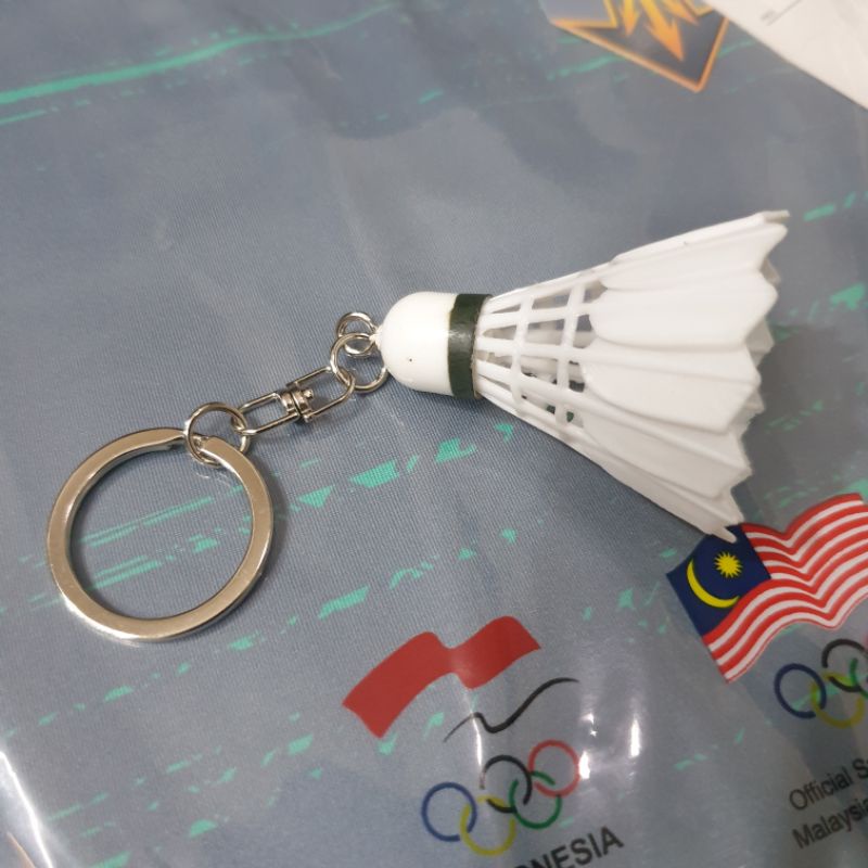 Jual Gantungan Kunci Raket Shuttlecock Bulutangkis / Shuttlecock Racket ...