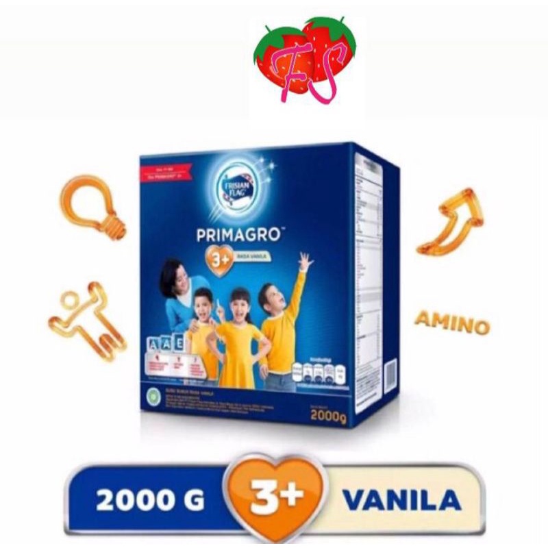 Jual FRISIAN FLAG Primagro 3+ Rasa Vanila 2000g 2kg | Shopee Indonesia
