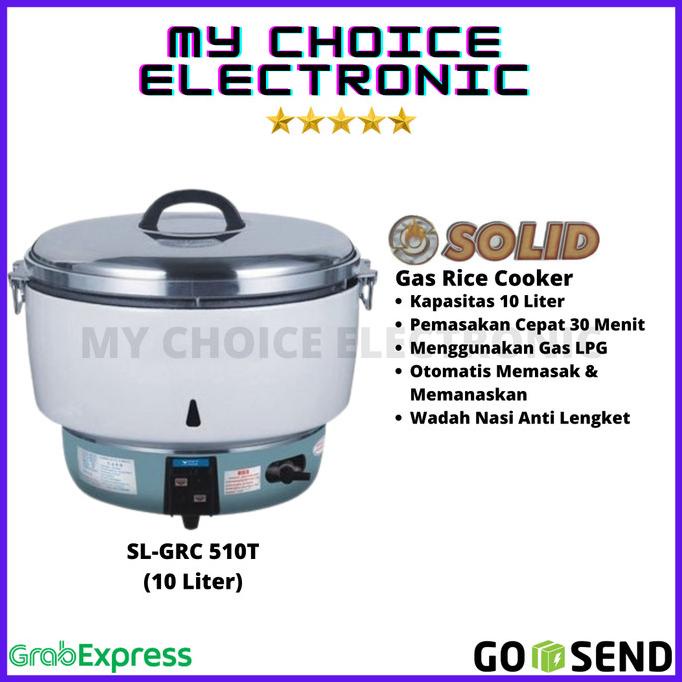 Jual SOLID Rice Cooker Gas SLGRC 510T (10 Liter) Shopee Indonesia