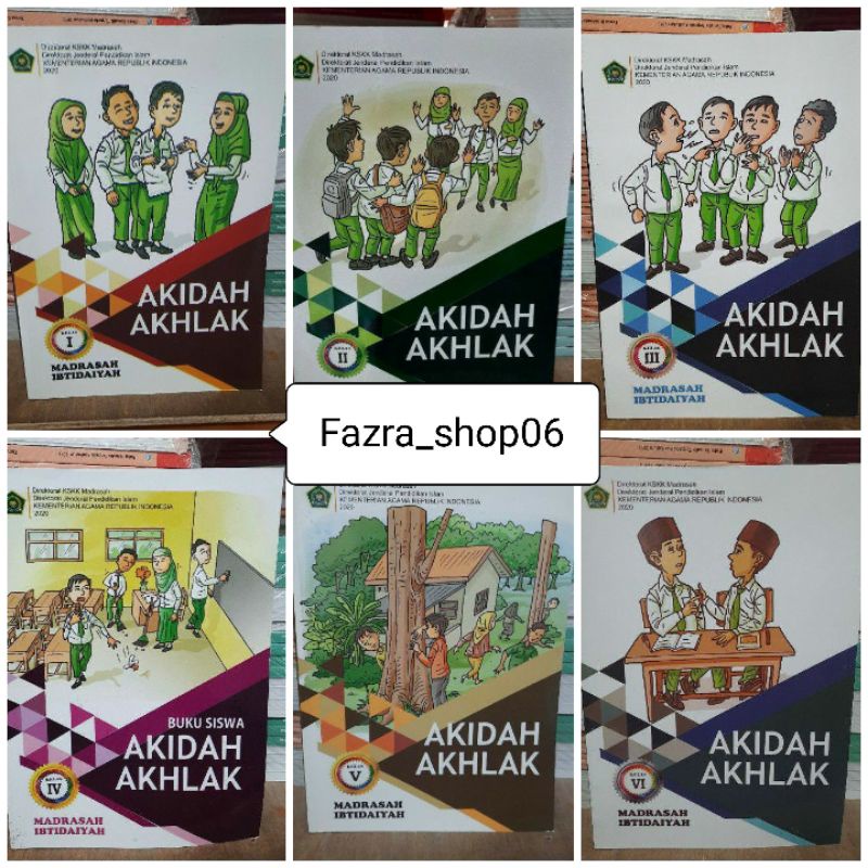 Jual Buku Siswa Akidah Akhlak Mi Kelas 1/2/3/4/5/6 Kemenag | Shopee ...