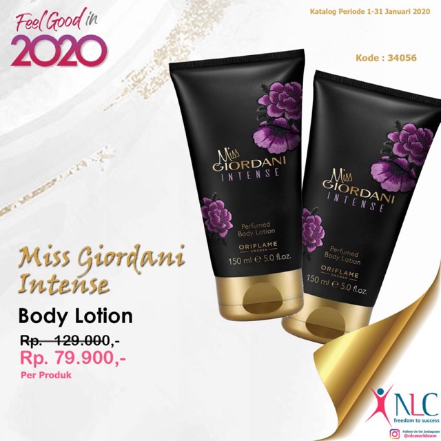 Miss giordani intense perfumed best sale body lotion