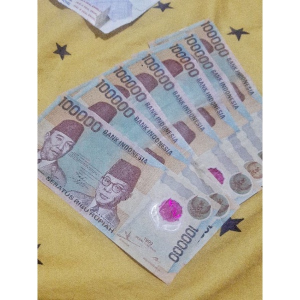 Jual Uang 100 ribu Polymer Tahun 1999 | Shopee Indonesia