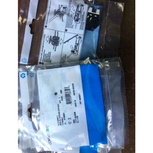 Jual commacope/amp cat6 modular jack back | Shopee Indonesia