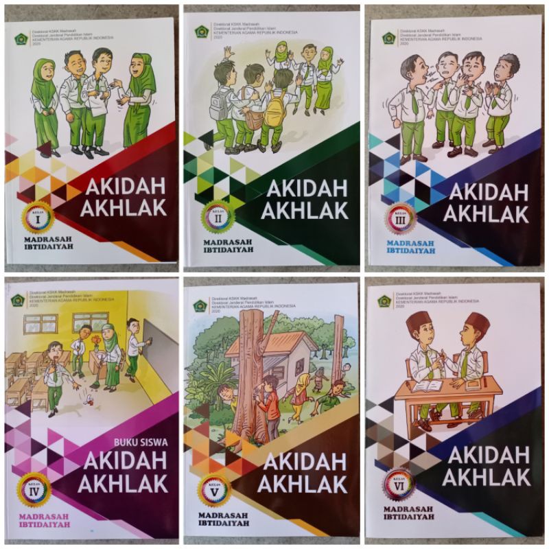 Jual Buku MI Akidah Akhlak Kelas 1,2,3,4,5,6 | Shopee Indonesia