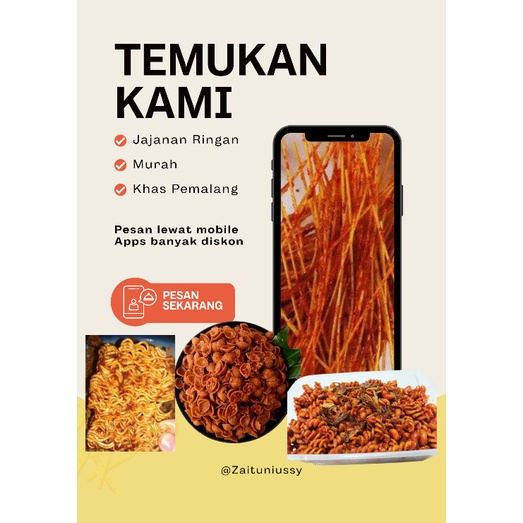 Jual Jajan Pedas Khas Pemalang Makanan Ringan Mie Lidi Makaroni Kerang